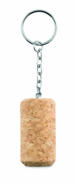 Logo trade promotional giveaways picture of: Wine cork key ring