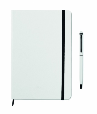 Logotrade promotional item picture of: A5 notebook w/stylus 72 lined