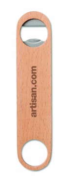 Logotrade promotional merchandise photo of: Wooden bottle opener