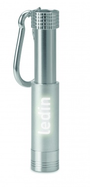 Logo trade corporate gifts picture of: Aluminium/ABS LED key ring