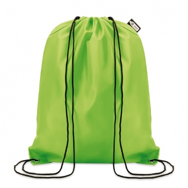 Logo trade promotional merchandise picture of: 190T RPET drawstring bag