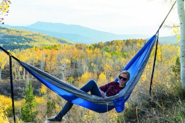 Logo trade promotional merchandise photo of: Hammock with mosquito net