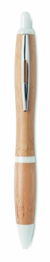 Logotrade corporate gift image of: Ball pen in ABS and bamboo