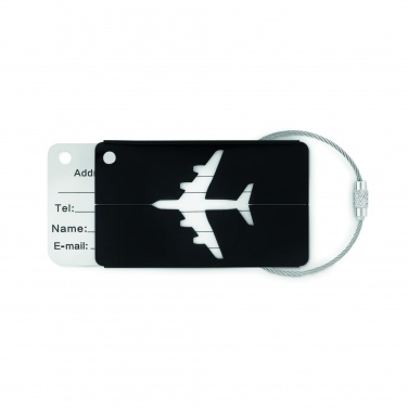 Logo trade promotional merchandise image of: Aluminium luggage tag