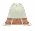 160gr/m² cotton drawstring bag, Beige