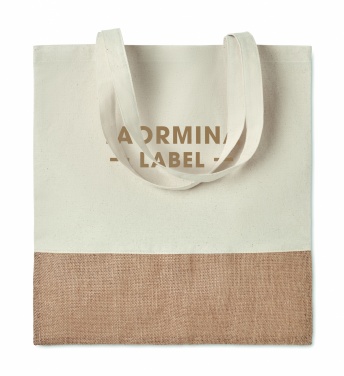 Logo trade promotional products image of: 160gr/m² cotton shopping bag