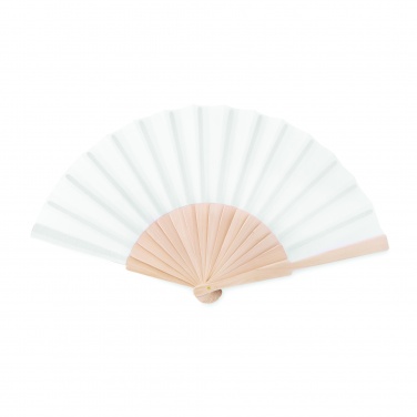 Logotrade corporate gift image of: Manual hand fan wood