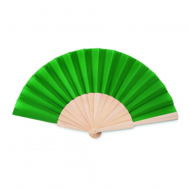 Logotrade promotional item picture of: Manual hand fan wood