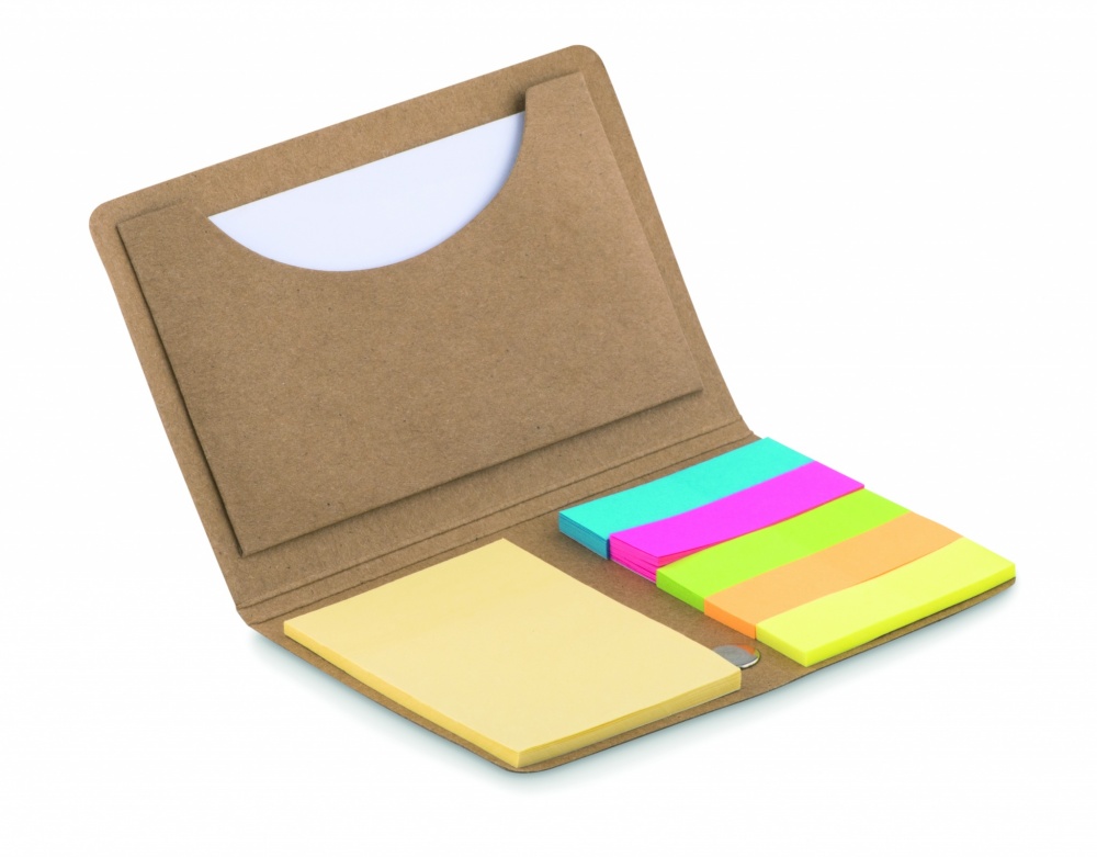 Logo trade promotional gifts image of: Card holder with memo set