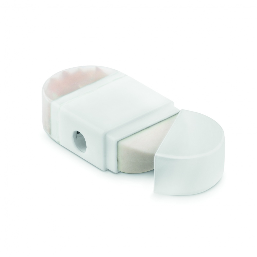 Logo trade promotional products picture of: Sharpener and eraser