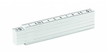 Logo trade promotional products image of: Folding ruler 1m