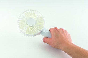 Logo trade promotional giveaways image of: USB desk fan with stand 