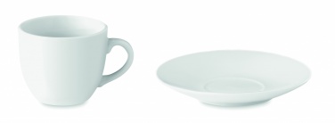 Logo trade corporate gifts picture of: Espresso cup and saucer 80 ml