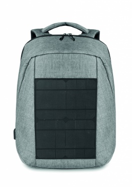 Logo trade promotional giveaway photo of: Backpack solar