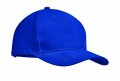 Brushed heavy cotton 6 panel Ba, Royal Blue