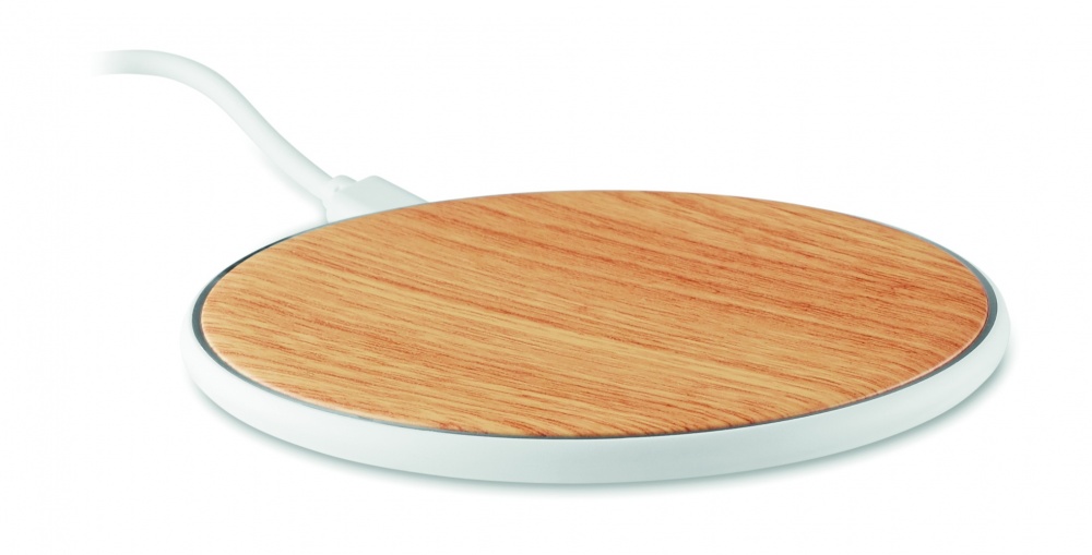 Logo trade corporate gifts picture of: Wireless charger round 5W