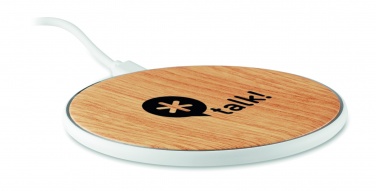 Logo trade corporate gifts picture of: Wireless charger round 5W TISPAD