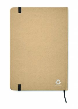 Logo trade promotional giveaway photo of: A5 recycled notebook 80 lined