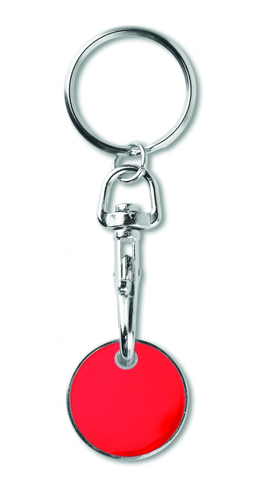 Logotrade promotional gift picture of: Key ring token (€uro token)