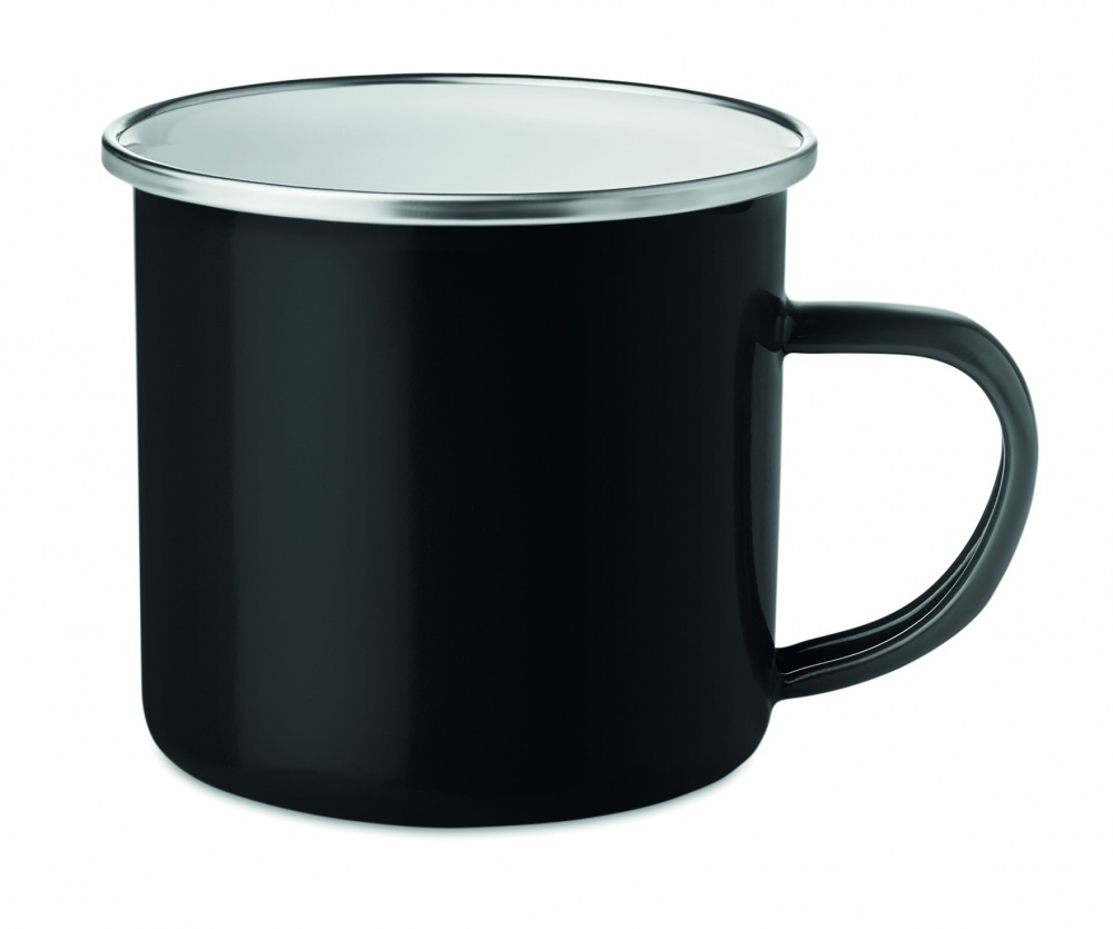 Logotrade promotional giveaway image of: Metal mug with enamel layer