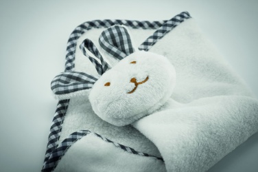 Logo trade business gifts image of: Plush rabbit design baby towel