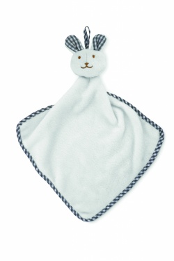 Logo trade promotional item photo of: Plush rabbit design baby towel