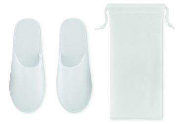 Logotrade promotional gift image of: Pair of slippers in pouch