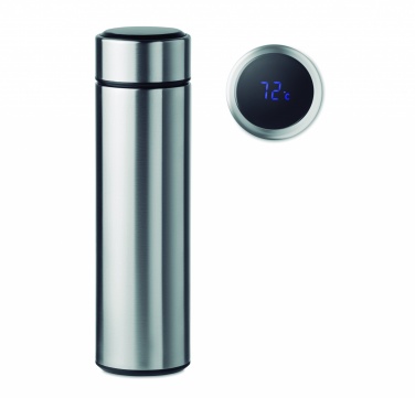 Logo trade promotional merchandise image of: Bottle with touch thermometer