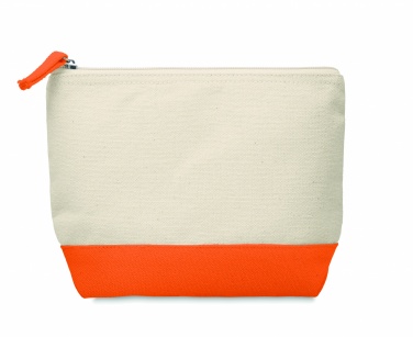 Logotrade promotional gift picture of: Bicolour cotton cosmetic bag