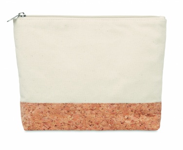 Logotrade business gift image of: Cork & cotton cosmetic bag