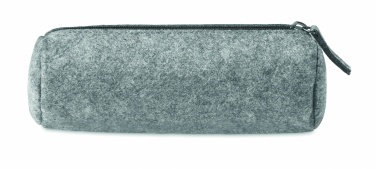 Logo trade promotional gift photo of: Felt zippered pencil case