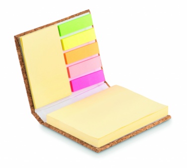 Logotrade business gifts photo of: Cork sticky note memo pad