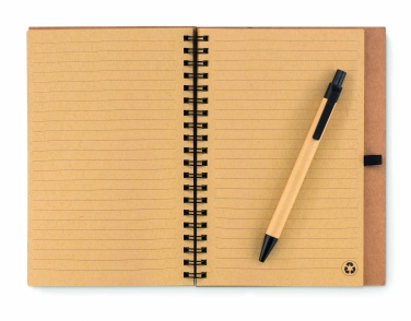 Logotrade promotional merchandise image of: Cork notebook with pen