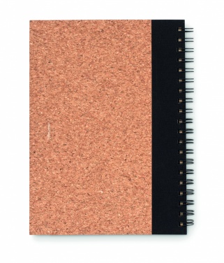 Logo trade promotional items picture of: Cork notebook with pen