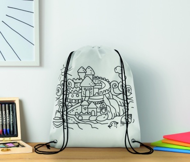 Logo trade promotional items picture of: Non woven kids bag with pens