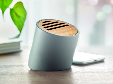 Logo trade promotional gift photo of: Wireless speaker limestone