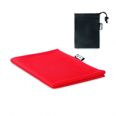 Logotrade corporate gift picture of: RPET sports towel and pouch