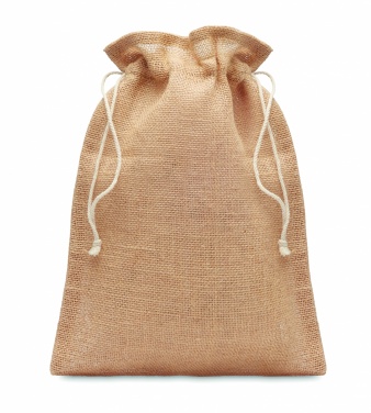 Logotrade promotional merchandise image of: Medium jute gift bag 25 x 32cm