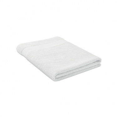 Logo trade corporate gifts image of: Towel organic cotton 180x100cm