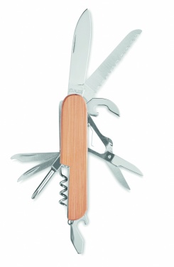 Logotrade advertising product image of: Multi tool pocket knife bamboo