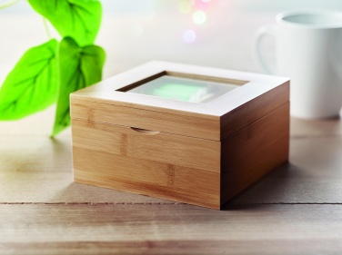 Logotrade promotional items photo of: Bamboo tea box