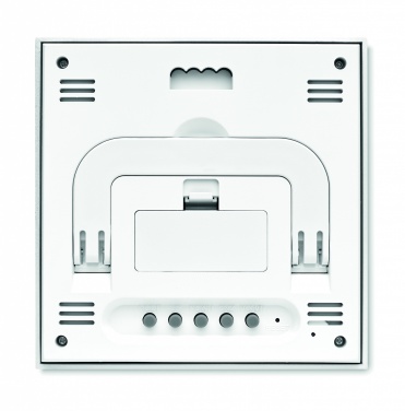 Logo trade corporate gifts picture of: Weather station bamboo front TURKU