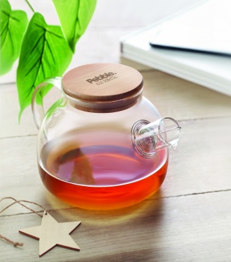 Logotrade business gift image of: Teapot borosilicate glass 850ml