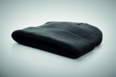 Logo trade corporate gift photo of: Beanie in RPET with cuff