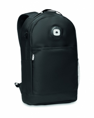 Logotrade promotional gift image of: Backpack in RPET & COB light