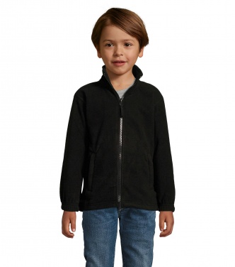 Logo trade promotional merchandise image of: NORTH KIDS FLEECE JACKET