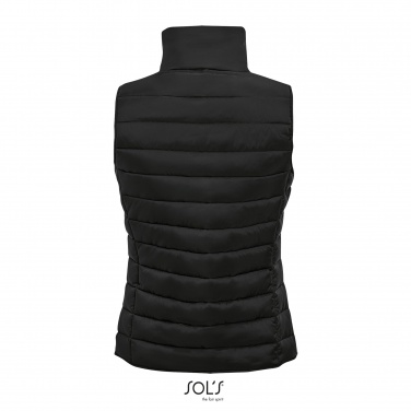 Logo trade promotional merchandise image of: WAVE WOMEN BODYWARMER 180g