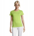 REGENT WOMEN T-SHIRT 150g, Apple Green