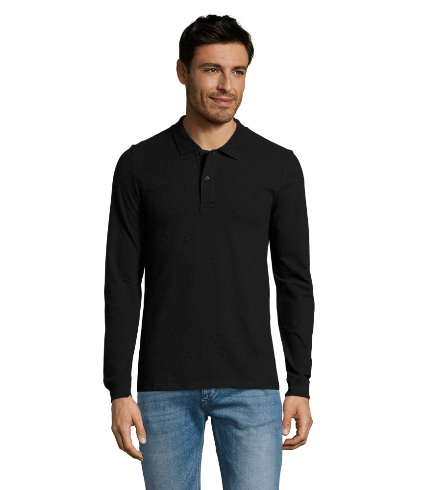 Logo trade corporate gifts picture of: PERFECT LSL MEN POLO 180