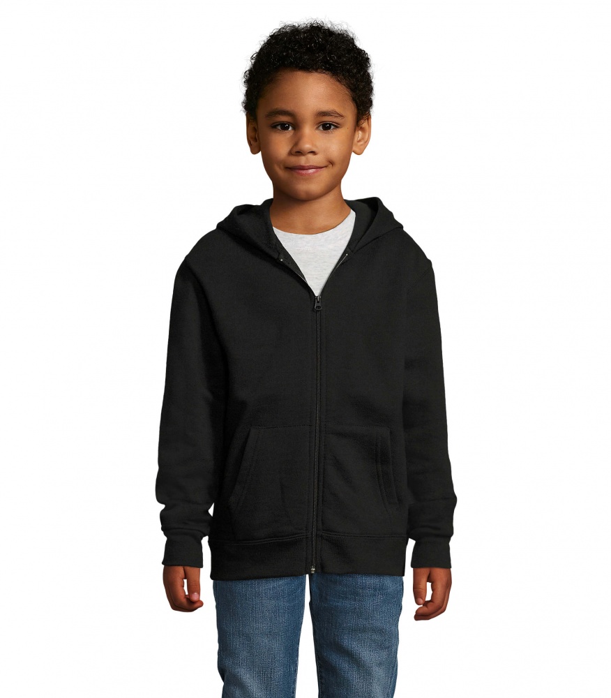 Logo trade promotional merchandise image of: STONE KIDS ZIP HOODIE 260